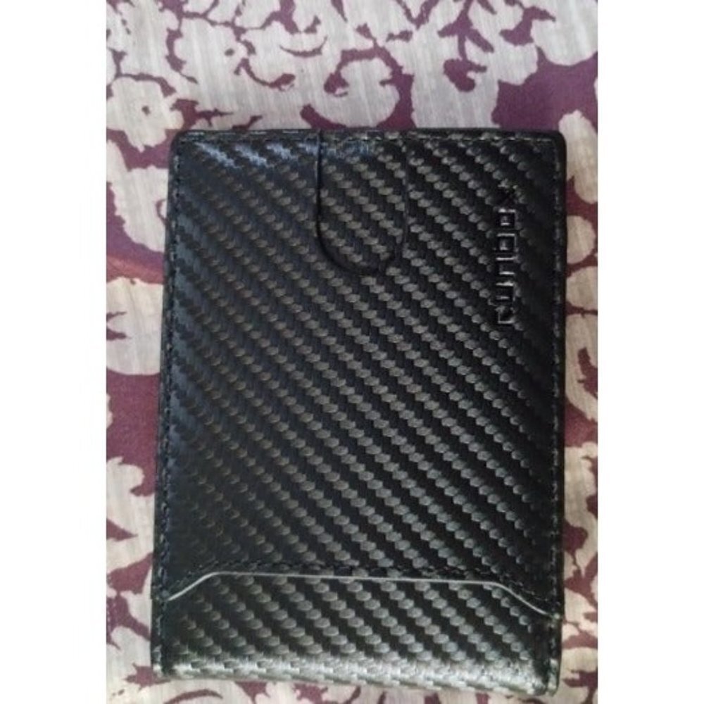 RFID Blocking Slim Wallet for Men Leather Money Clip